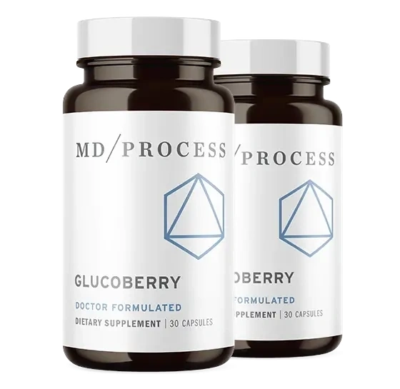 GlucoBerry official 2 bottle package